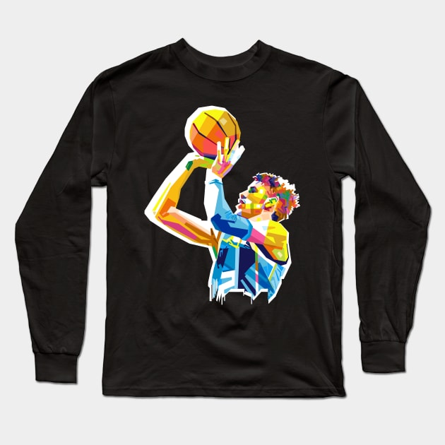 LAMELO BALL Long Sleeve T-Shirt by Vector Baturaja